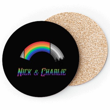 Discover Heartstopper Rainbow LBGTQIA+ Nick and Charlie Coasters