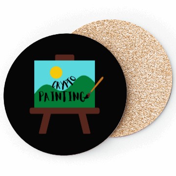 Discover Crypto Painting Coasters