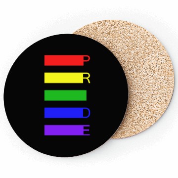 Discover PRIDE Rainbow Flag Colors Coasters