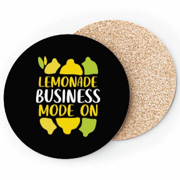 Discover Lemonade Business Mode On Summer Fruit Lemon Coasters