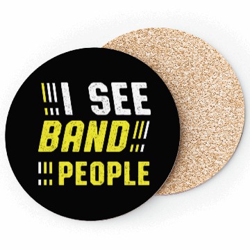 Discover See band People Concert Goer Gift Coasters