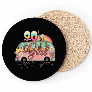 Discover 90 s girl sublimation Coasters