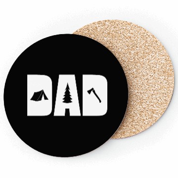 Discover JUST A DAD WHO LOVES CAMPING Coasters