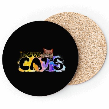Discover I love Cats Classic Coasters