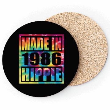 Discover Hippie Birthday 1986 Coasters
