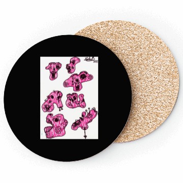 Discover pink zombies Coasters
