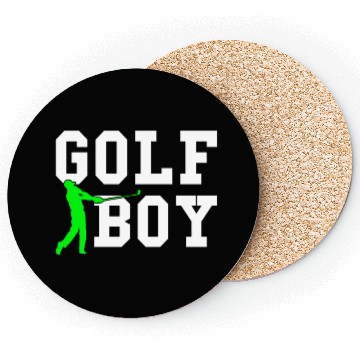 Discover golf boy Coasters