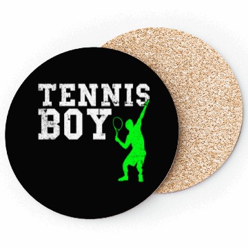 Discover tennis boy Coasters