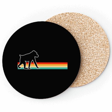 Discover monkey retro Coasters