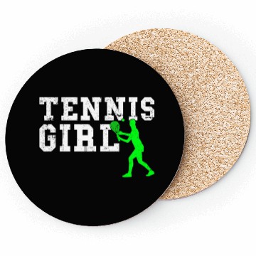 Discover tennis girl Coasters