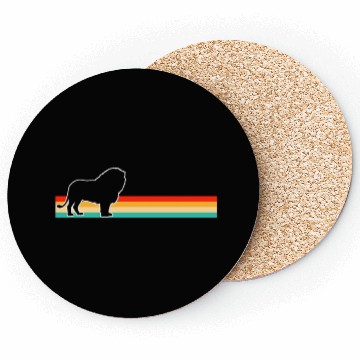 Discover lion retro Coasters