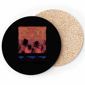 Discover Saint Barts Caribbean Vacation Souvenir Beach Coasters