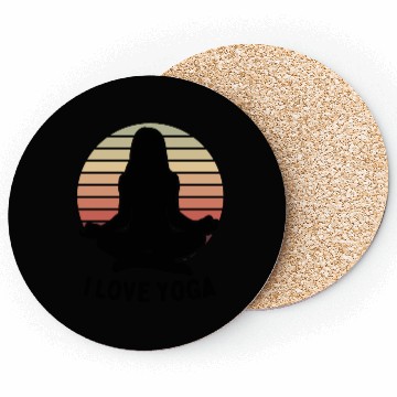 Discover I Love Yoga Coasters