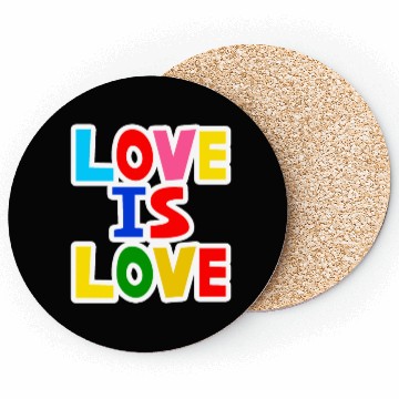 Discover Love is Love Coasters