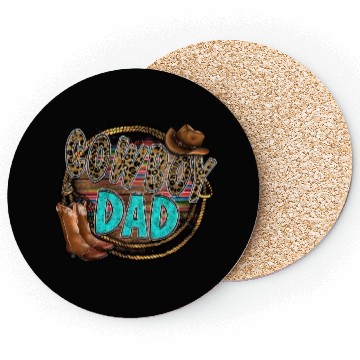Discover Cowboy Dad Coasters