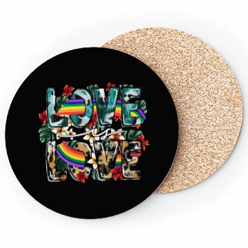 Discover Love is Love Coasters