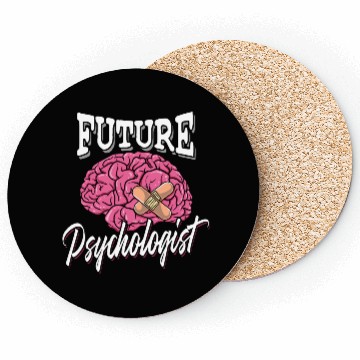 Discover Future psychologist - therapy psychology brain Coasters