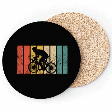 Discover Cycling Cyclist Coasters