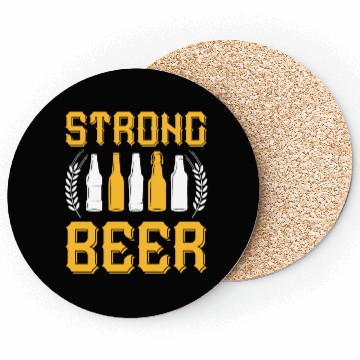 Discover STRONG BEER Coasters