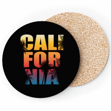 Discover California palm tree Coasters