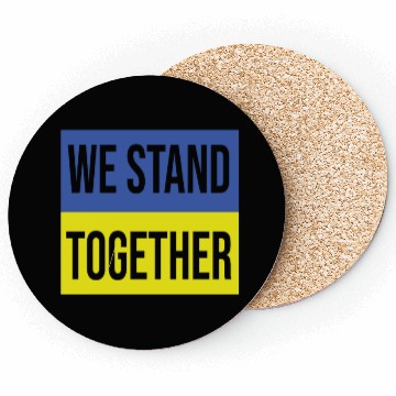 Discover Ukraine We Stand Together Coasters