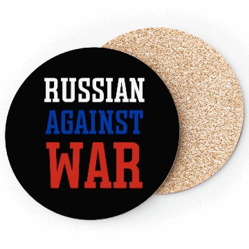 Discover Russian Against war outline Coasters