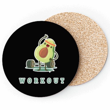 Discover Avocado Workout Coasters