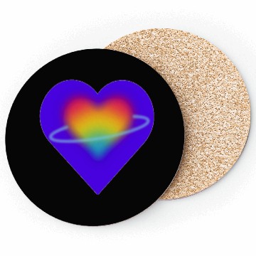 Discover rainbow heart pride Coasters
