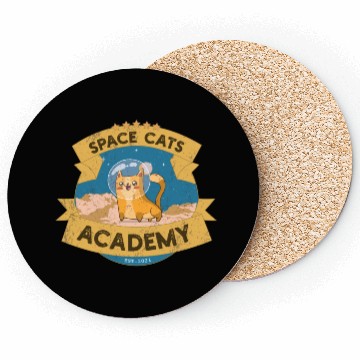Discover Space Cats Academy Coasters