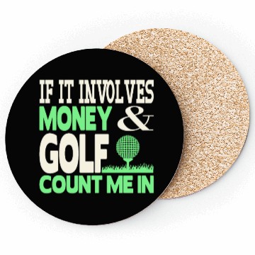 Discover Money and golf Coasters