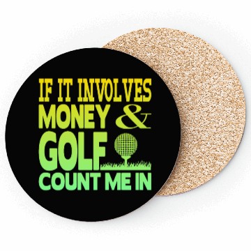 Discover Money and golf Coasters