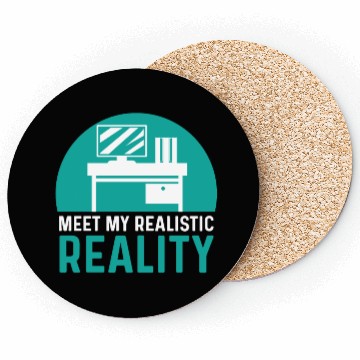 Discover Realistic Reality Office Worker Gift Coasters