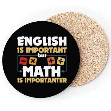 Discover Funny Math Art Student Pun Mathematics Lovers Cool Coasters
