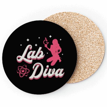 Discover Lab Diva Laboratory Technician Science Lab Tech Coasters