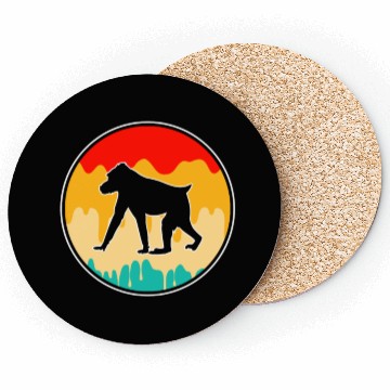 Discover monkey retro Coasters