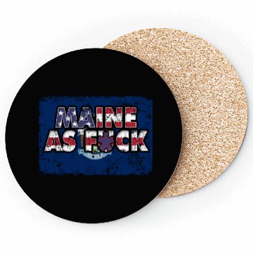 Discover America US Flag State Flag Maine Coasters