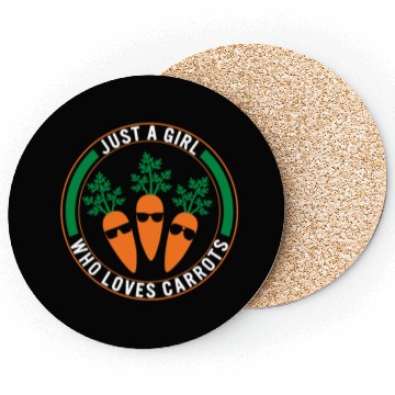 Discover Carrot Vegetable Coasters, Just A Girl Who Loves