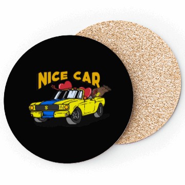 Discover Nice Car Art Coasters