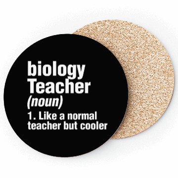 Discover Biology Teacher Definition Science Biologist Coasters