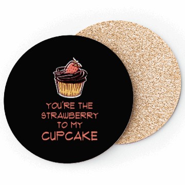 Discover Strawberry Cute Cupcake Coasters