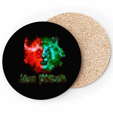 Discover fire lion Coasters