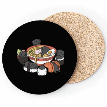 Discover Great Dane Ramen Sushi Coasters