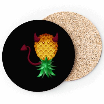 Discover Swinger Upside Down Bad Pineapple Devil Horn Coasters