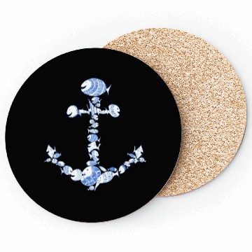 Discover anchor fishes fish sea Kulifish sunset Coasters