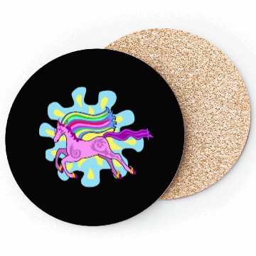 Discover Dream Rainbow Magic Horse Coasters