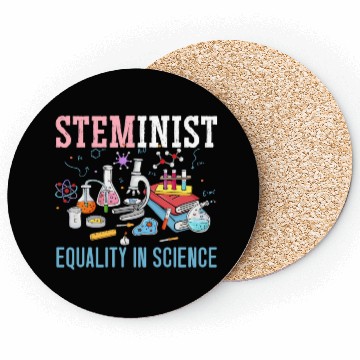 Discover Steminist Equality In Science Biology STEM Squad Coasters
