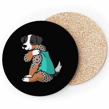 Discover I Love Dad Australian Shepherd Coasters