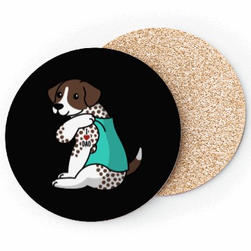 Discover I Love Dad German Shorthaired Pointer Coasters