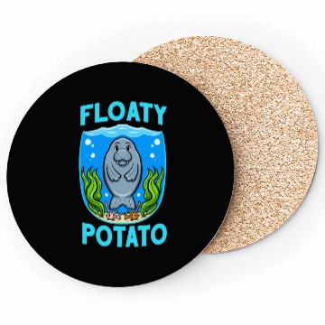Discover Manatees Sea Cow Floaty Potato Manatee Coasters