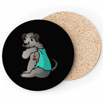 Discover I Love Dad Irish Wolfhound Coasters